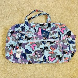 Vera Bradley Grand Weekender Travel Bag - BUTTERFLY BY PRINT